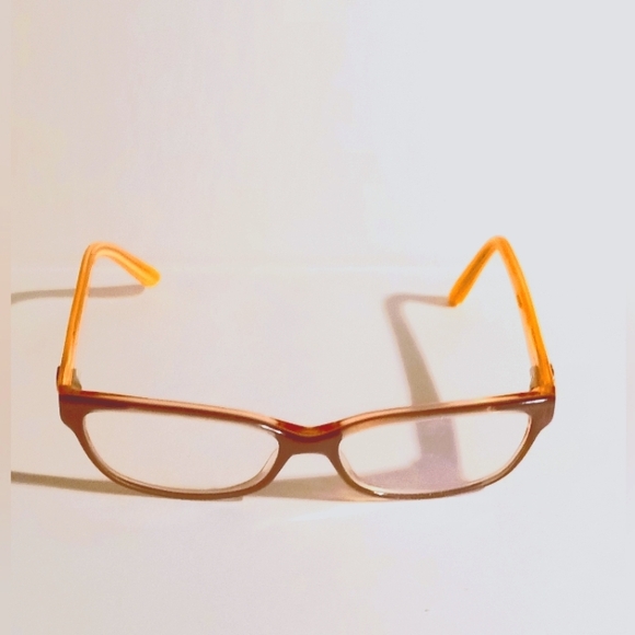Vintage Gucci Eyeglasses GG 3151 RS8 Brown Coral Rectangular Frame Eyeglasses - Picture 2 of 10